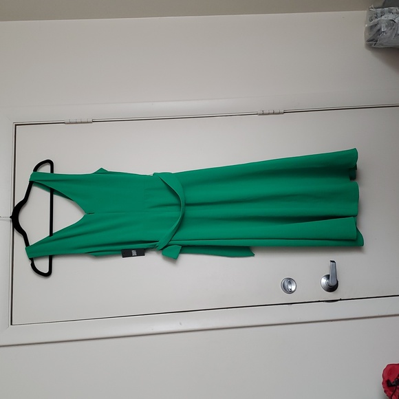 DKNY Apple Green Sleeveless Cocktail Dress - Picture 10 of 16